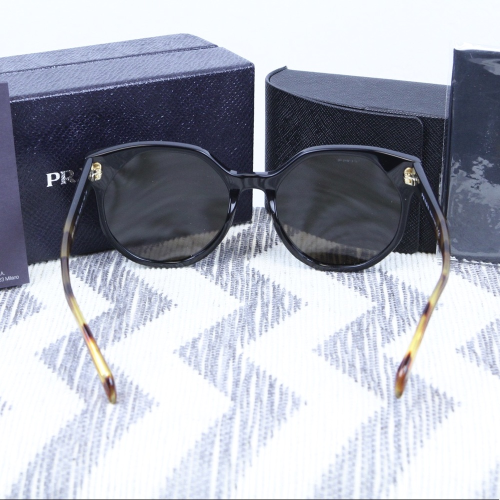 NWT Womens PRADA Fashion Sunglasses 0PR11TS Brown - Picture 3 of 7